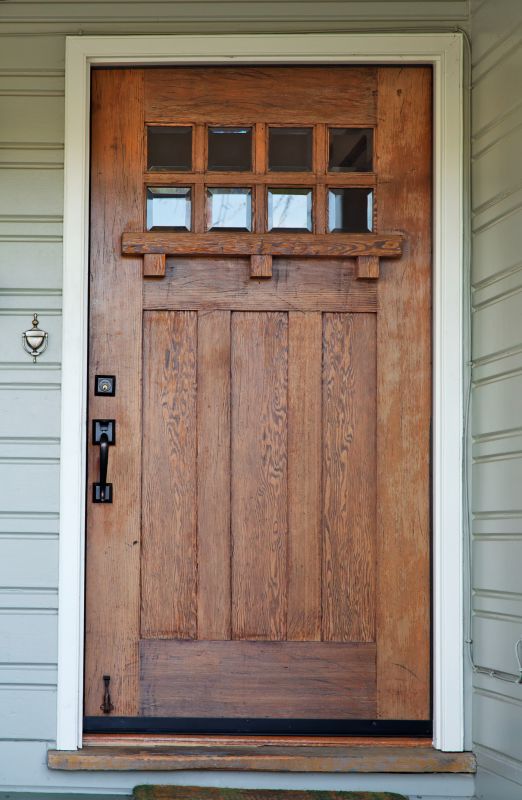 Refinished Exterior Door